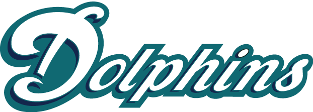 Miami Dolphins 1997-2012 Wordmark Logo 01 iron on paper